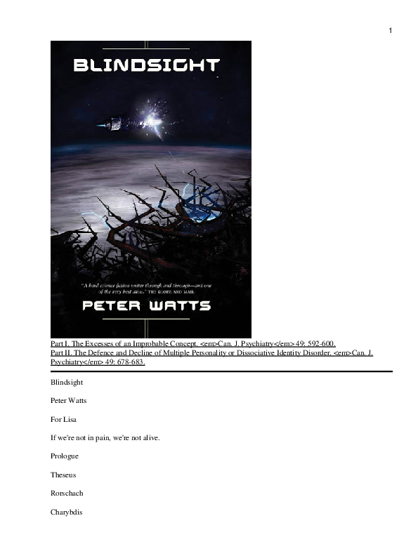 (PDF) Blindsight Vassilis Kroustallis Academia.edu