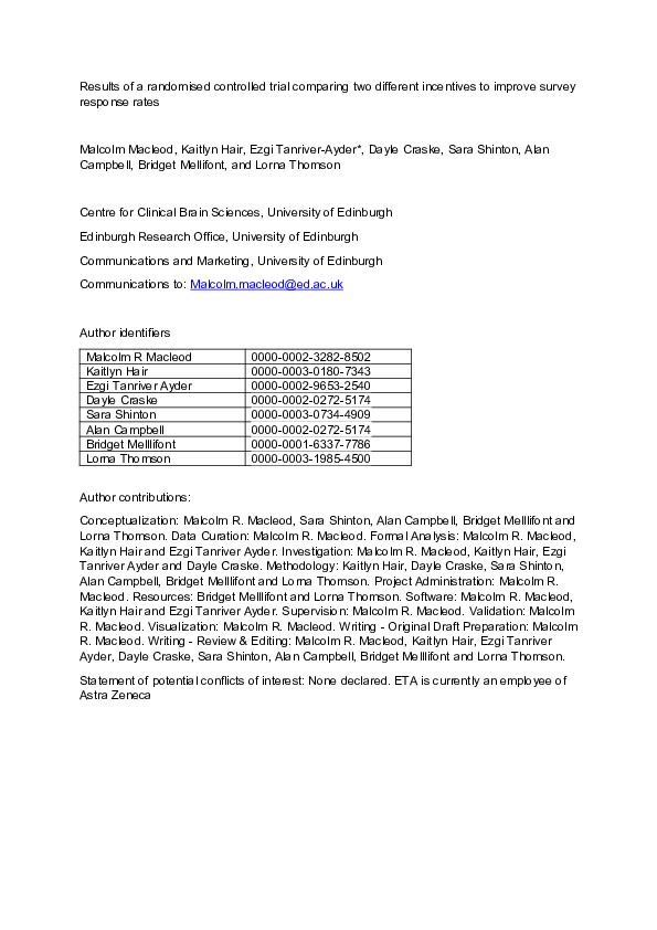 (PDF) Results of a randomised controlled trial comparing two different ...