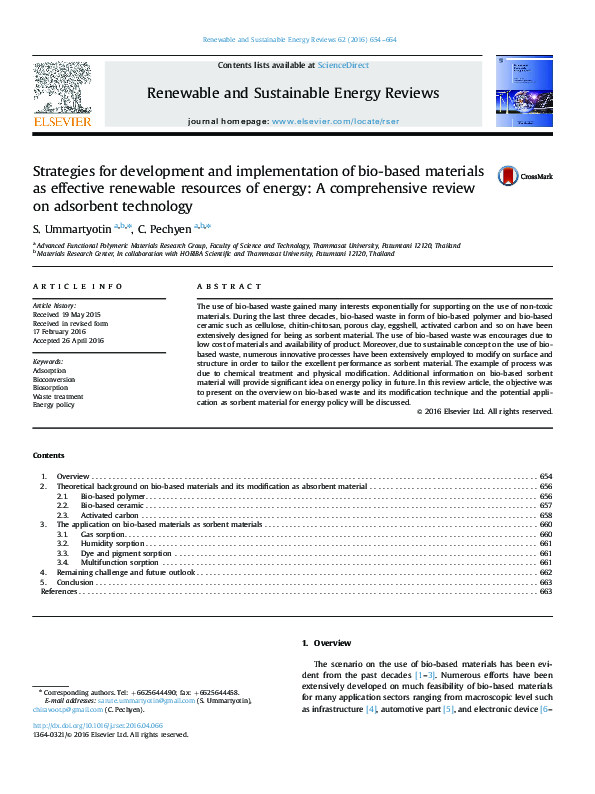 (PDF) Strategies for development and implementation of bio-based ...