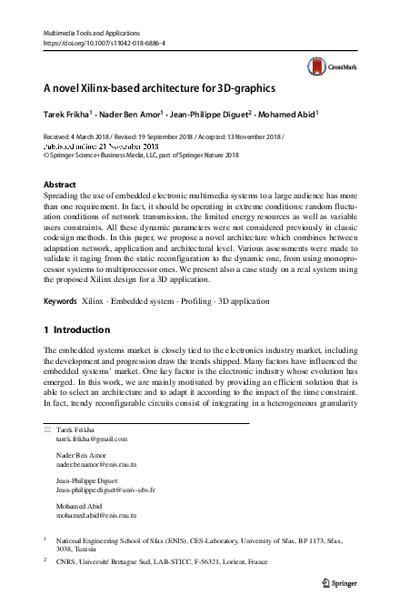 (PDF) A novel Xilinx-based architecture for 3D-graphics