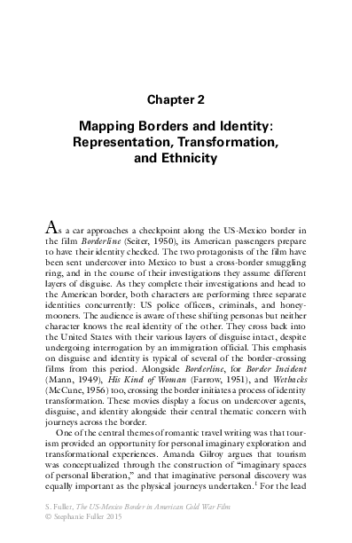 (PDF) Mapping Borders and Identity: Representation, Transformation, and ...