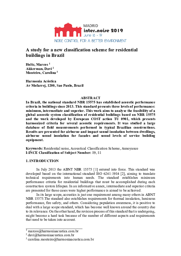 (PDF) A study for a new classification scheme for residential buildings ...