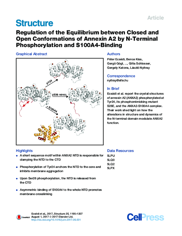 (PDF) Regulation of the Equilibrium between Closed and Open ...