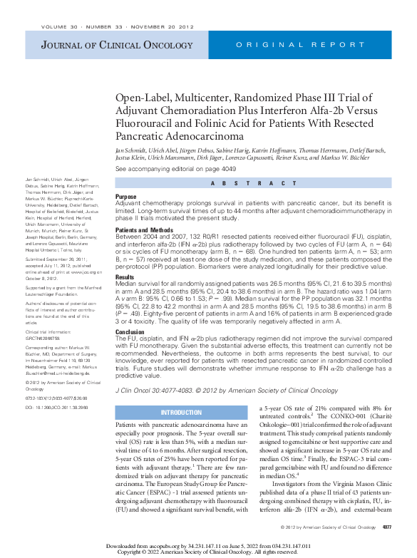 (PDF) Open-Label, Multicenter, Randomized Phase III Trial of Adjuvant ...