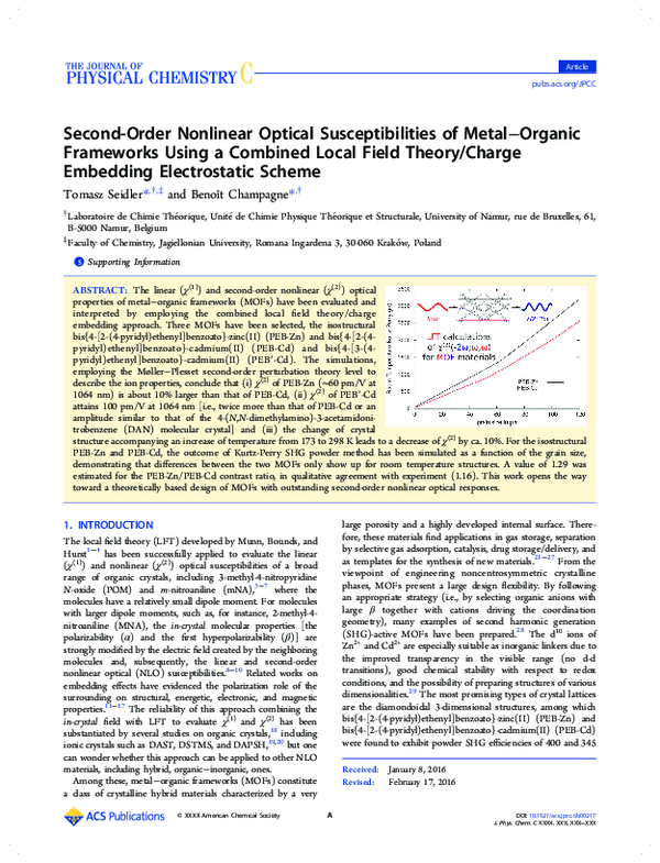 (PDF) Second-order nonlinear optical susceptibility for gapped graphene