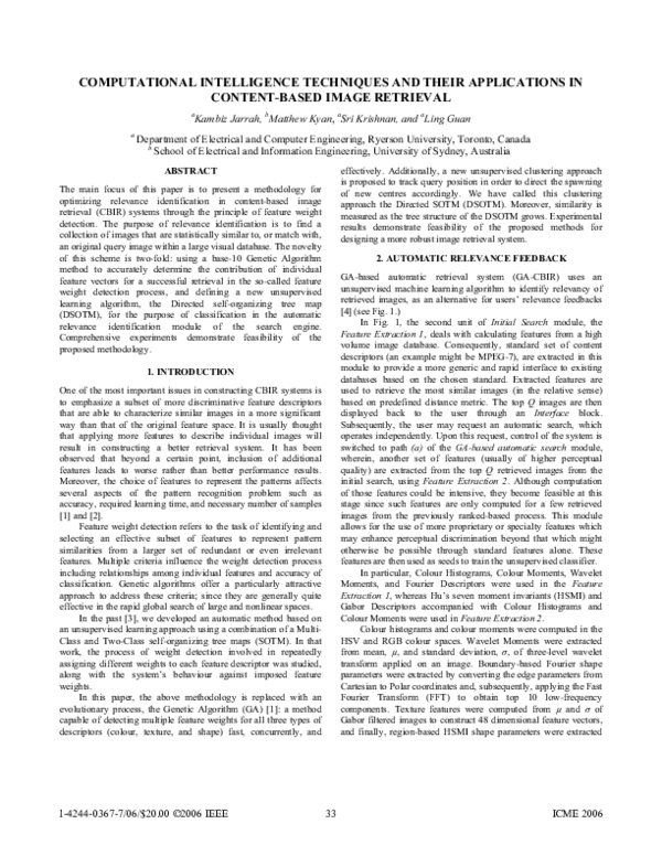 (PDF) Computational Intellegence Techniques and their Applications in ...