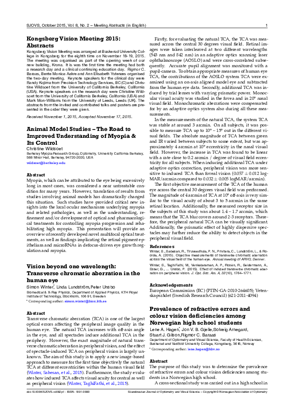 (PDF) Animal Model Studies The Road to Improved Understanding of