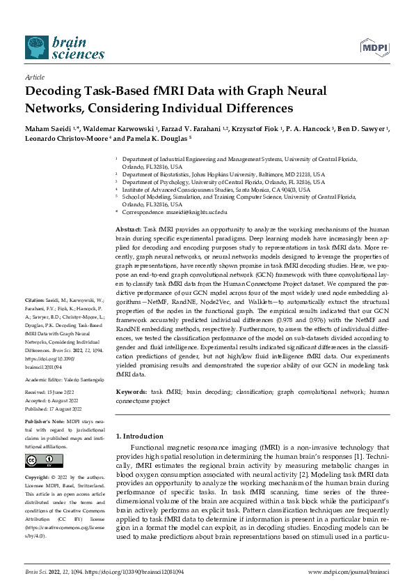 (PDF) Decoding Task-Based fMRI Data with Graph Neural Networks ...