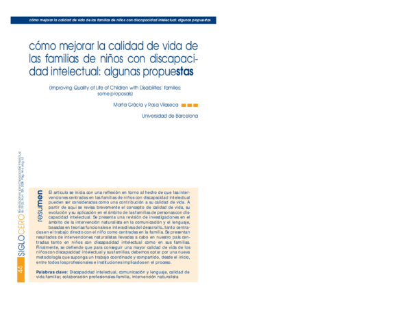 (PDF) Como mejorar la calidad de vida de las personas con discapacidad ...