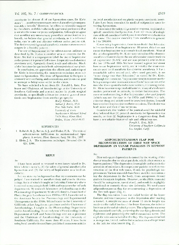 (PDF) Adiposubcutaneous Flap for Reconstruction of First Web Space ...