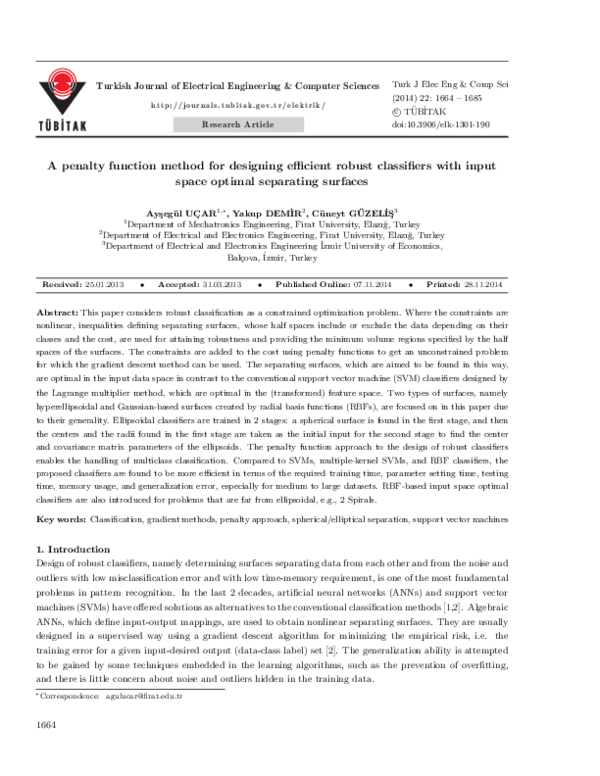(PDF) A penalty function method for designing efficient robust ...