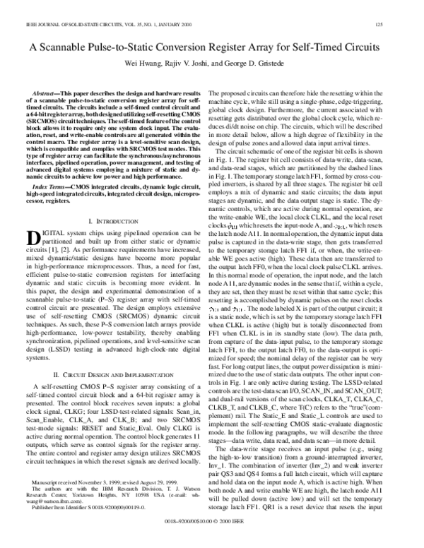 (PDF) A scannable pulse-to-static conversion register array for self ...