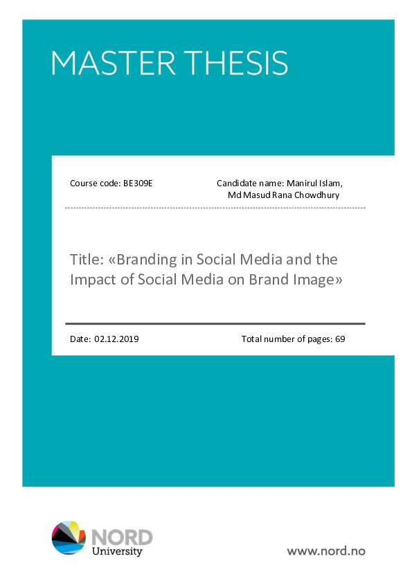 (PDF) Branding in Social Media and the Impact of Social Media on Brand ...