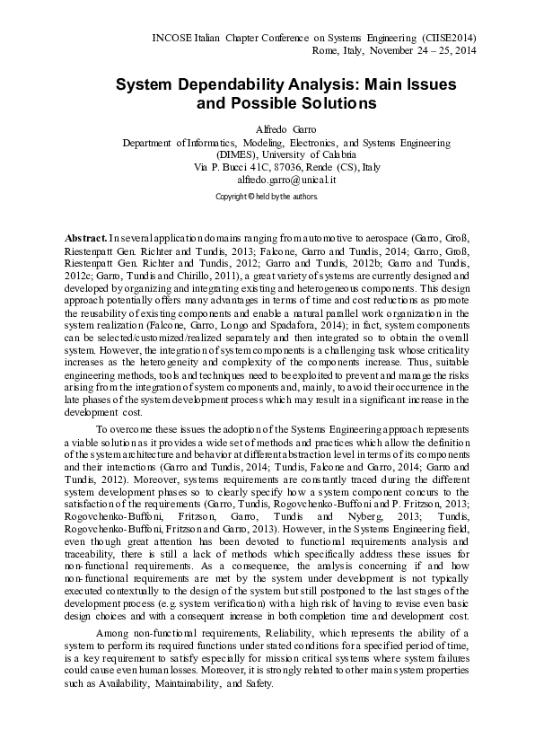 (PDF) Reliability analysis of an Attitude Determination and Control ...