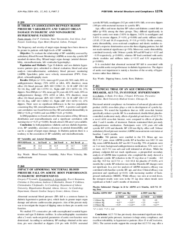 (PDF) Is There an Association Between Blood Pressure Variability and ...