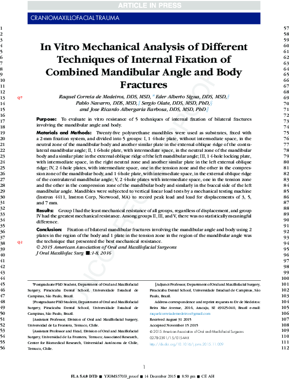 (PDF) “In Vitro Mechanical Analysis of Different Techniques of Internal