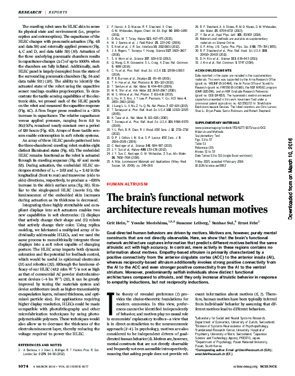 (PDF) The brain's functional network architecture reveals human motives