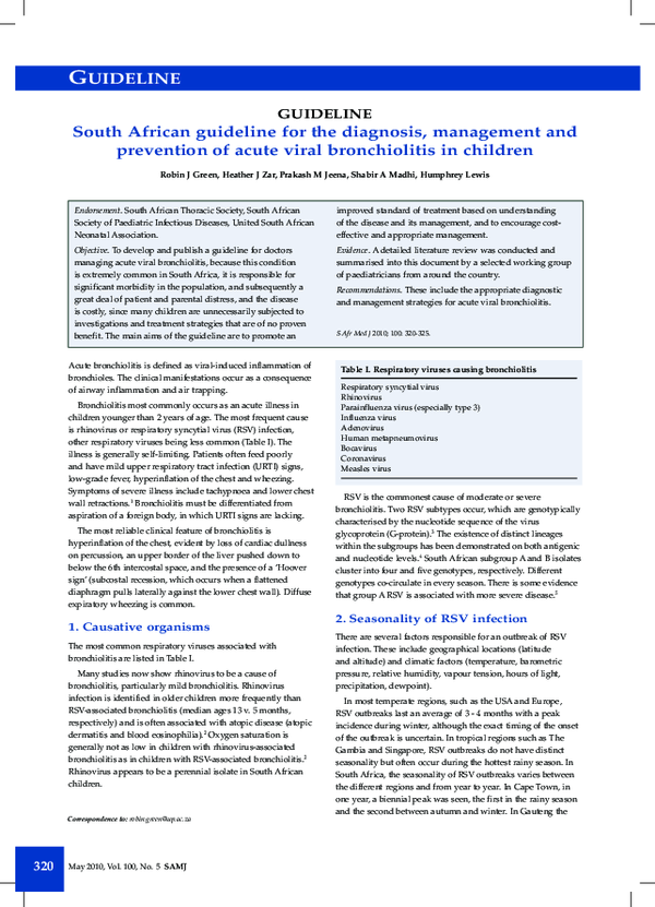 (PDF) Guideline for the diagnosis, management and prevention of ...
