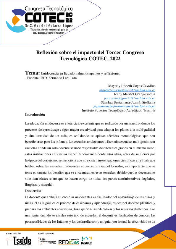(PDF) COTEC