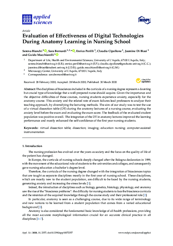 (PDF) Evaluation of Effectiveness of Digital Technologies During ...