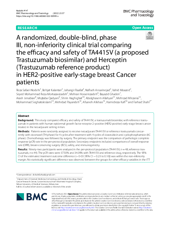 (PDF) A randomized, double-blind, phase III, non-inferiority clinical ...