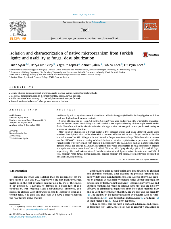 (PDF) Isolation and characterization of native microorganism from ...