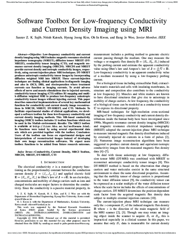 (PDF) Software Toolbox for Low-Frequency Conductivity and Current ...