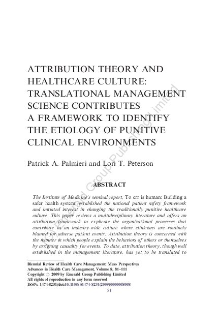 Attribution theory of motivation essay image