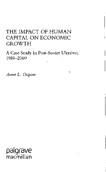 (PDF) The Impact of Human Capital on Economic Growth