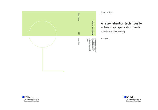 (PDF) A regionalisation technique for urban ungauged catchments
