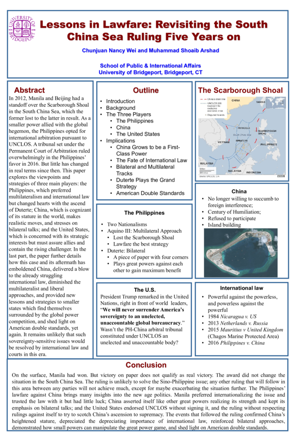 (PDF) Lessons in Lawfare Revisiting the South China Sea Ruling Five ...