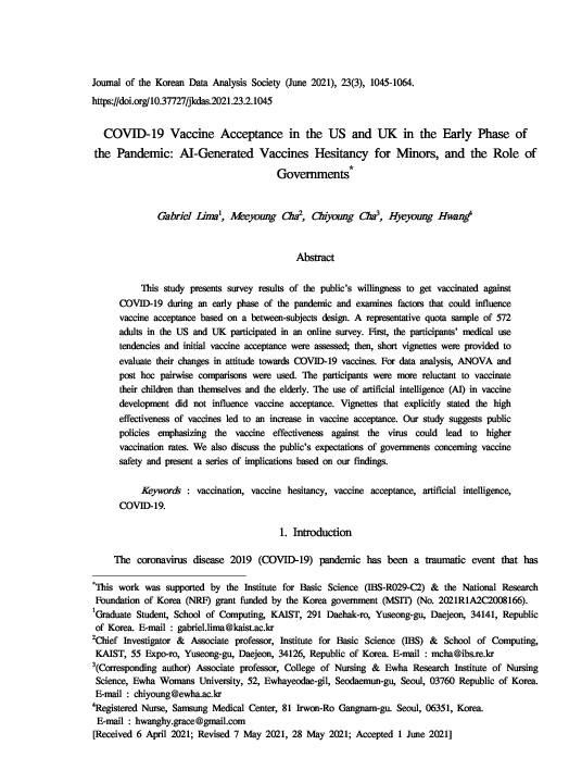 (PDF) COVID-19 Vaccine Acceptance in the US and UK in the Early Phase ...