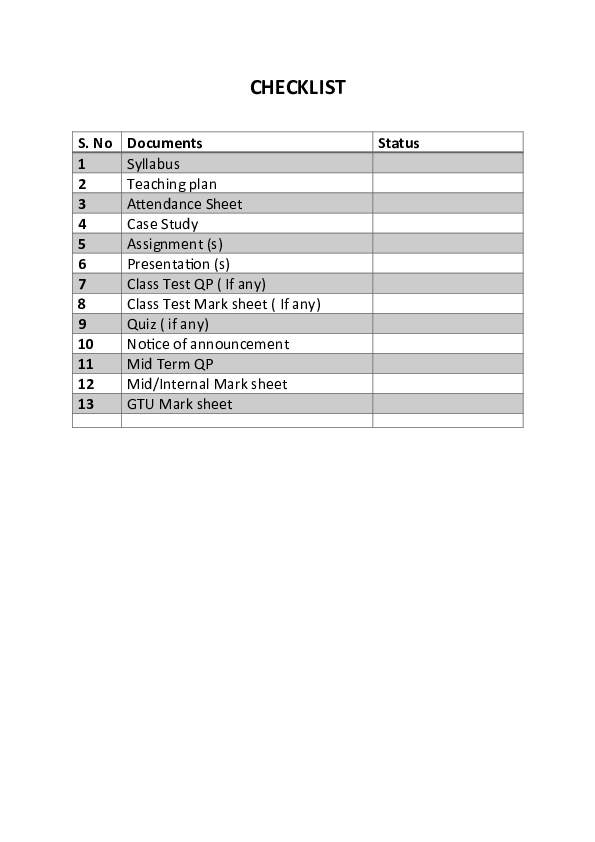 (DOC) CHECKLIST