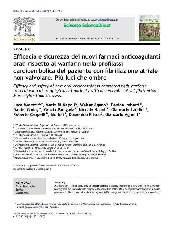 (PDF) Efficacy and Safety of New Oral Anticoagulants for Extended ...