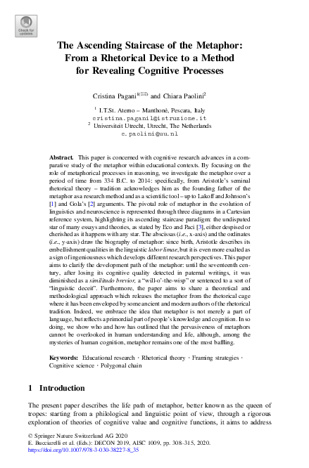 (PDF) The Ascending Staircase of the Metaphor: From a Rhetorical Device ...