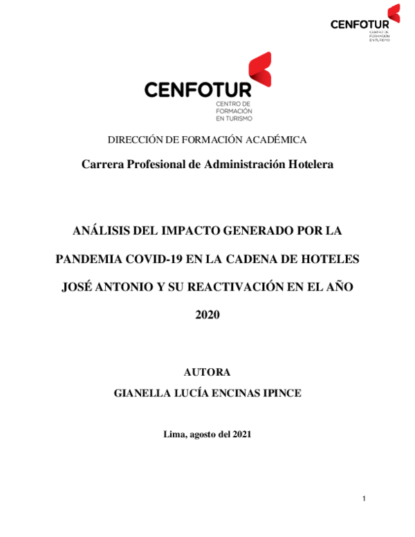 (PDF) ANÁLISIS DEL IMPACTO GENERADO POR LA PANDEMIA COVID-19 EN LA ...