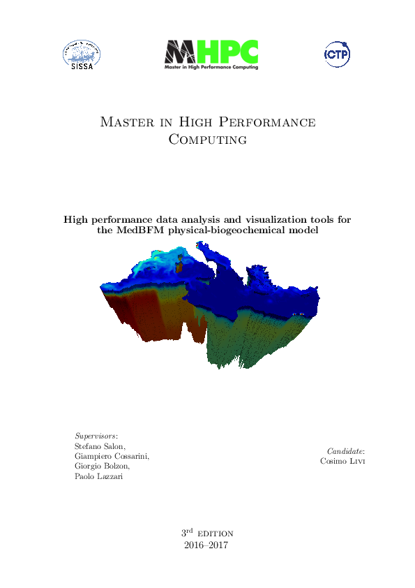 (PDF) High performance data analysis and visualization tools for the ...