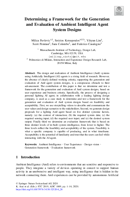 (PDF) Determining a Framework for the Generation and Evaluation of ...