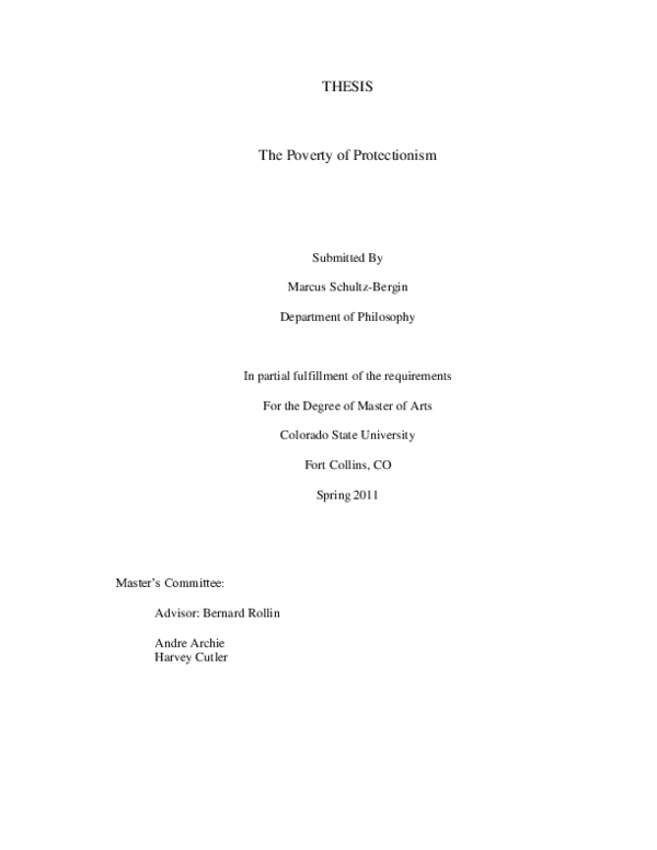 The Poverty of Protectionism