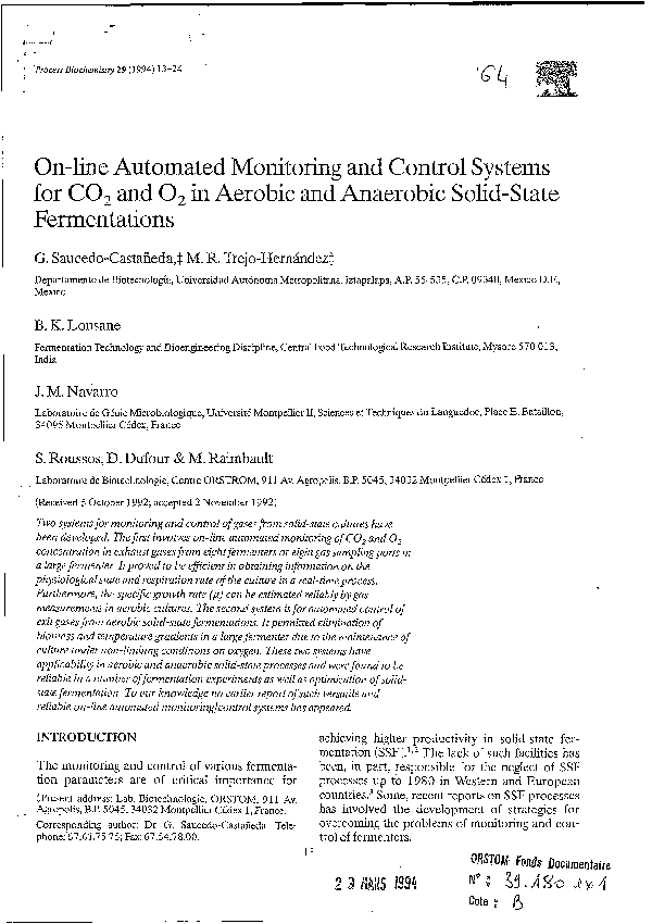 (PDF) On-line automated monitoring and control systems for CO2 and O2 ...
