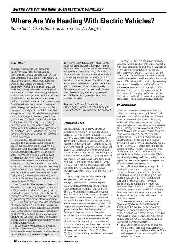 Where are we heading with electric vehicles