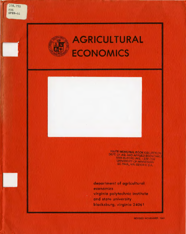 (PDF) The Impact of Foreign Assistance on Agricultural Growth