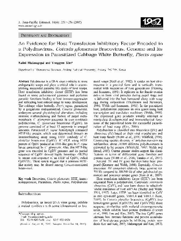 (PDF) An Evidence for Host Translation Inhibitory Factor Encoded in a ...
