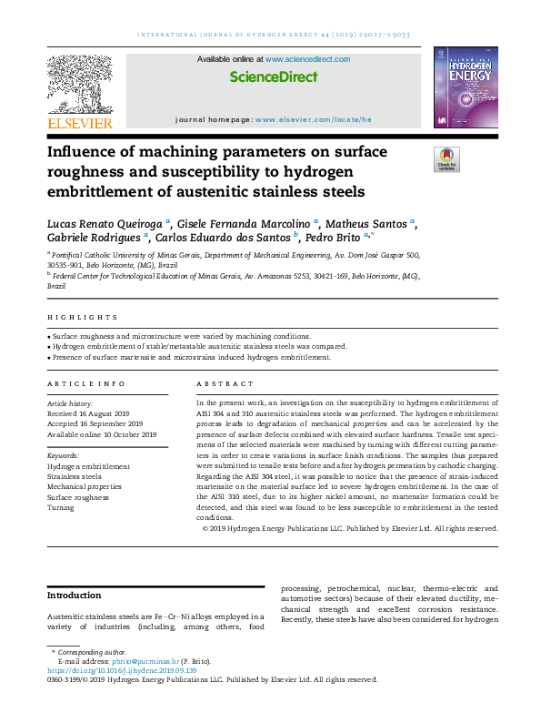 (PDF) Influence of machining parameters on surface roughness in finish ...