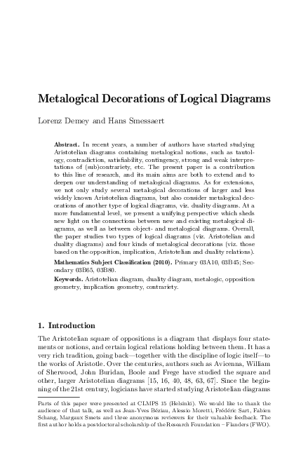(PDF) Metalogical Decorations of Logical Diagrams