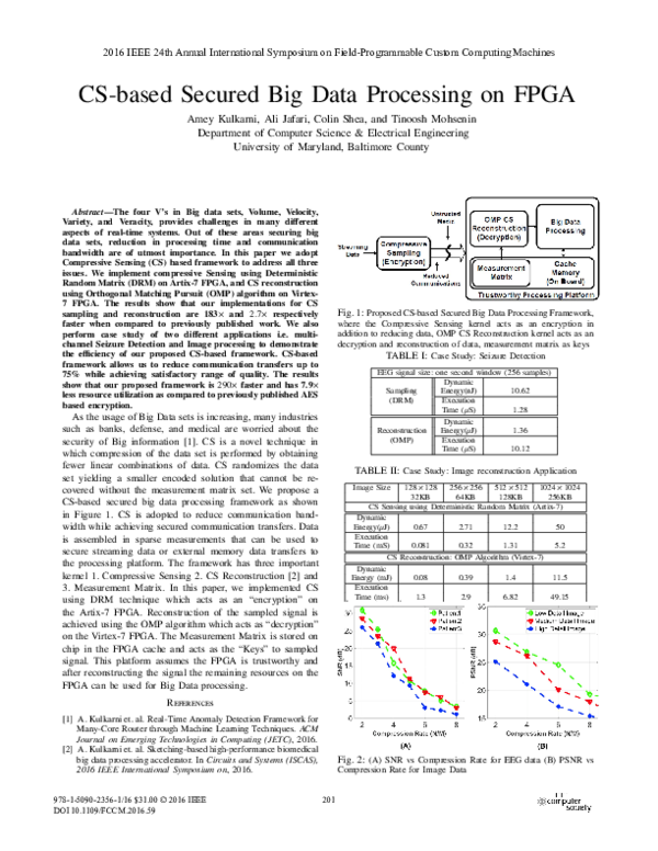 (PDF) CS-Based Secured Big Data Processing on FPGA