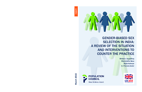 (PDF) Gender-biased sex selection in India: A review of the situation ...
