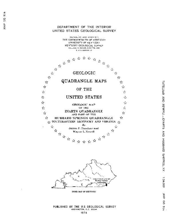 (PDF) Geologic map of the Evarts quadrangle and part of the Hubbard