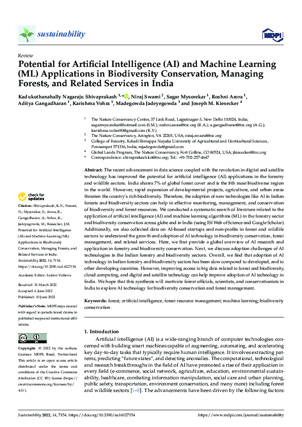 (PDF) Potential for Artificial Intelligence (AI) and Machine Learning ...