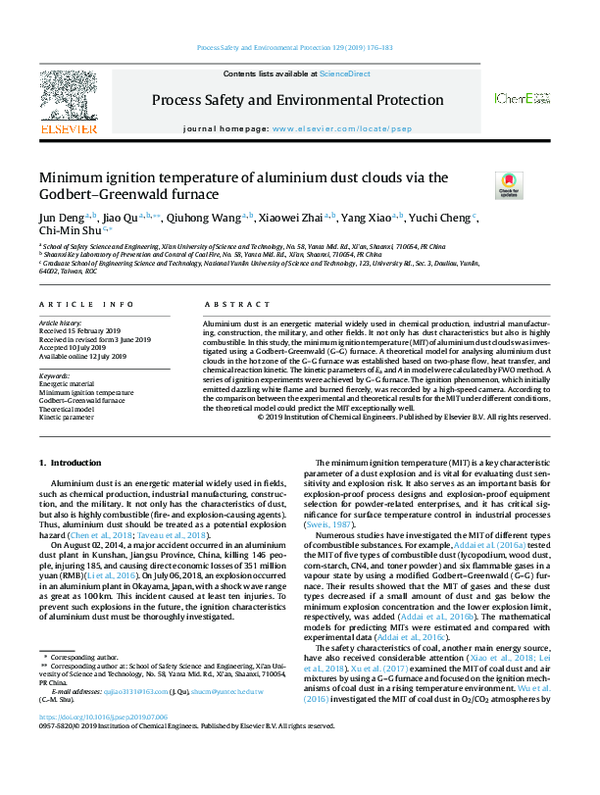 (PDF) Process Safety and Environmental Protection